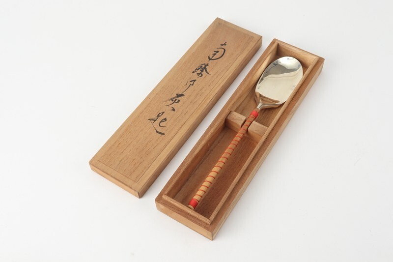 茶道具】大樋焼灰器（合わせ箱）宗禅造 風炉灰匙（共箱）セット