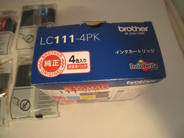 訳あり! PC用 インク ブラザー インク品番 LC111-4PK 4色セット 新品