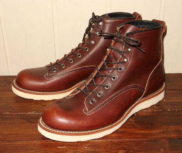 数回程度 REDWING レッドウィング 2906 ブライアーオイルスリック ラインマン 9.5D / 27.5㎝ レッドウイング ブーツ RED WING