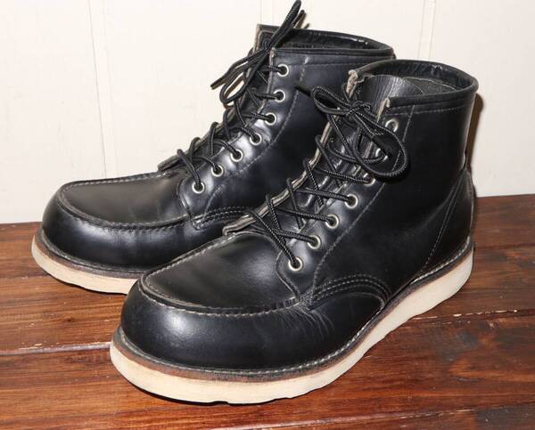 97年製 刺繍羽タグ REDWING レッドウィング 8179 黒セッター ブラッククローム 8.5E 26.5㎝ / レッドウイング RED WING ブーツ