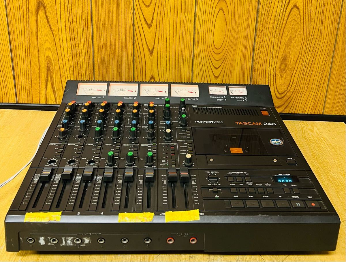 高級モデル!TEAC TASCAM 246 カセット マルチトラックレコーダー Yahoo!オークション -「246」(マルチトラックレコーダー