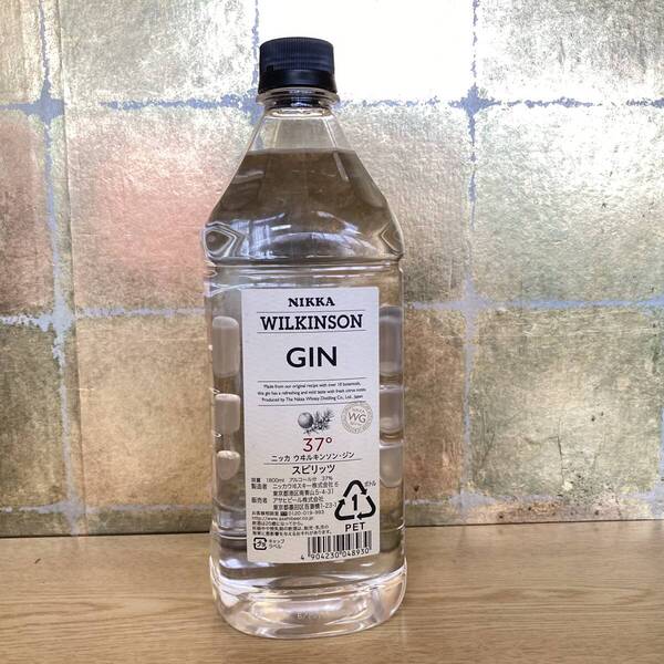 【ニッカウイスキー】ジン お酒 nikka 未開栓 古酒 ウイルキンソン 1.8L 1800ml アルコール37% アサヒ