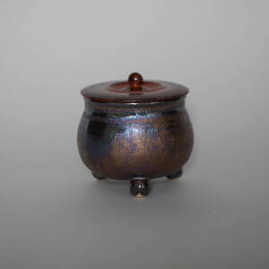 三浦鈴(朱鈴) 耀 「淡茶器」 茶道具 茶入
