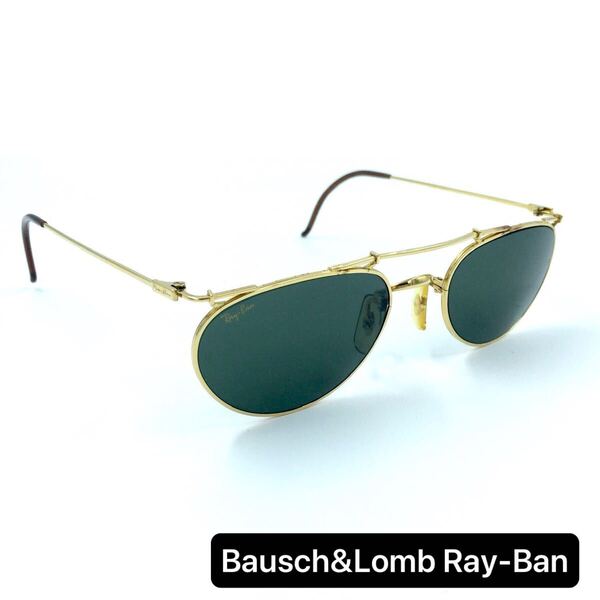 ボシュロム B&L レイバン ヴィンテージ サングラス デコメタル GOLD Bausch&Lomb Ray-Ban アイウェア