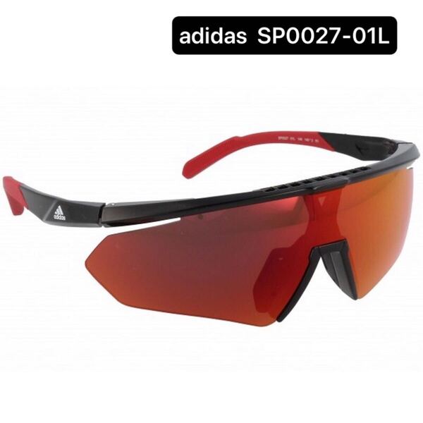 【正規品】adidas アディダス サングラス SP0027-01L Sunglasses Black スポーツサングラス