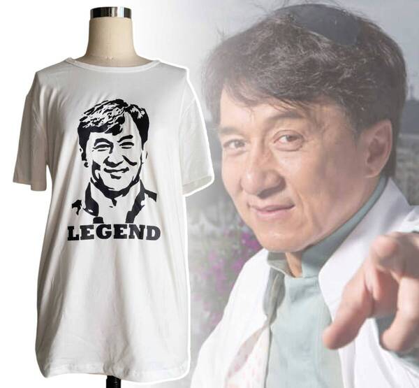 「ジャッキー・チェン 伝説/LEGEND Tシャツ Mサイズ」tface-g 【タグ:映画、アクセサリー】1 T06/02