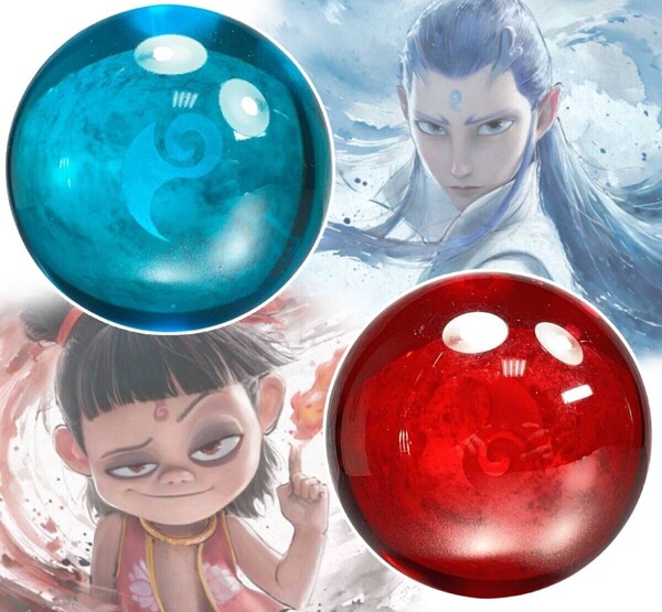★送料無料★「ナタ 魔童の大暴れ 混元珠 ナタ:魔丸/ゴウヘイ:霊珠 セット」tface-g 【タグ:映画、アニメ】1 T06/30