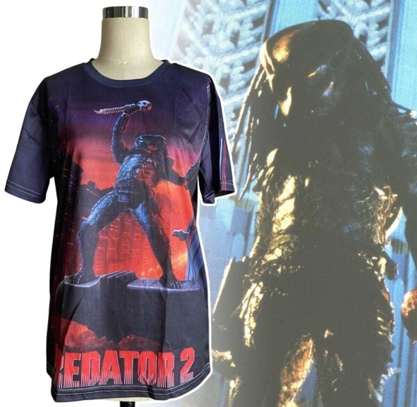 「プレデター2/ダニー・グローバー Tシャツ Mサイズ」tface-g 【タグ:映画、アクセサリー】1 T06/03