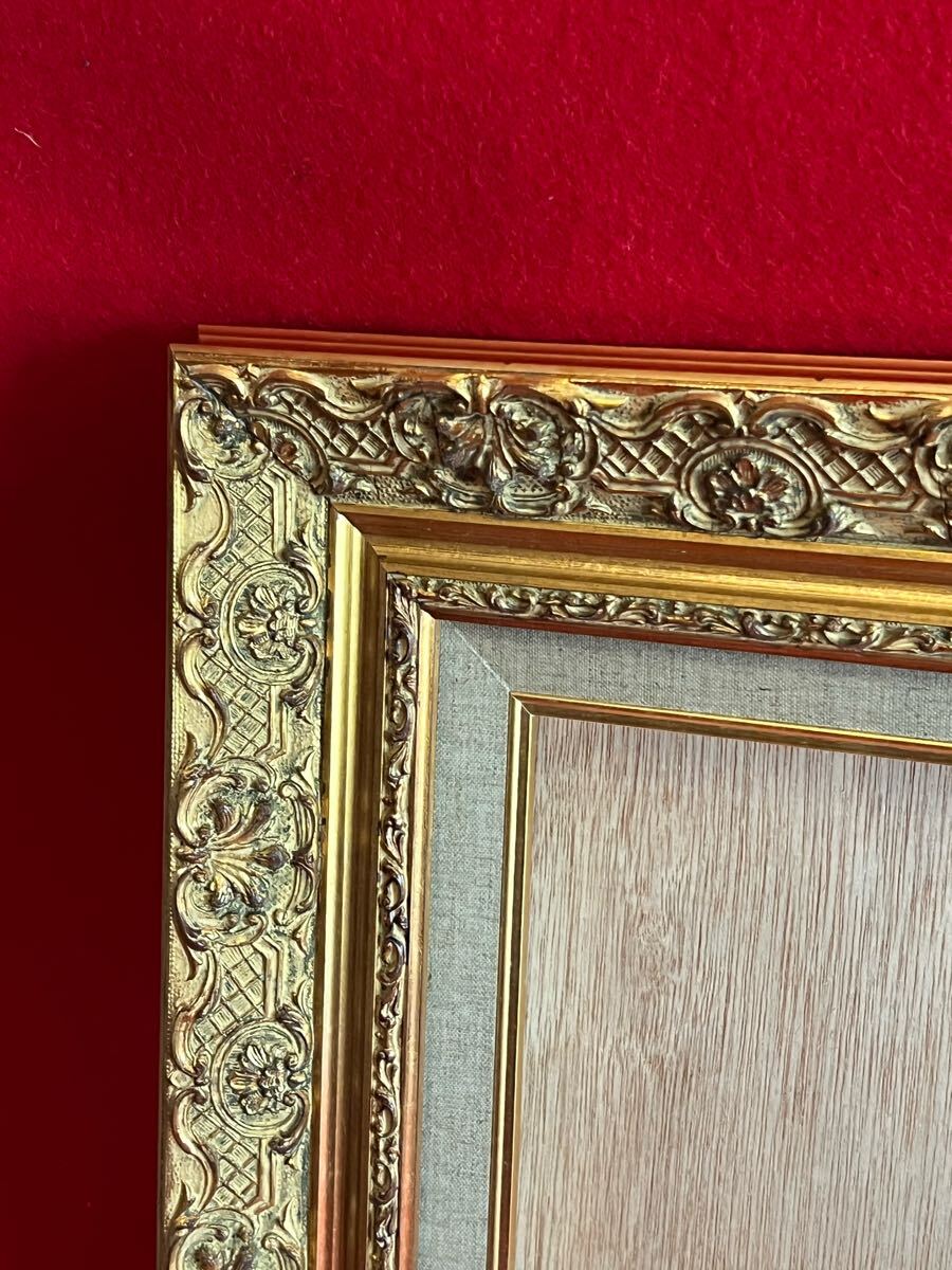 額縁 ゴールドフレーム 油絵 油彩 キャンバス 空額 飾り額