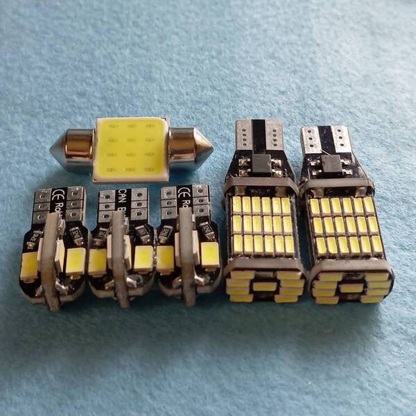 ZC33S スイフト スポーツ 超爆光! T10 LED ルームランプ バックランプ ナンバー灯 6個セット ホワイト スズキ /45/8/t31