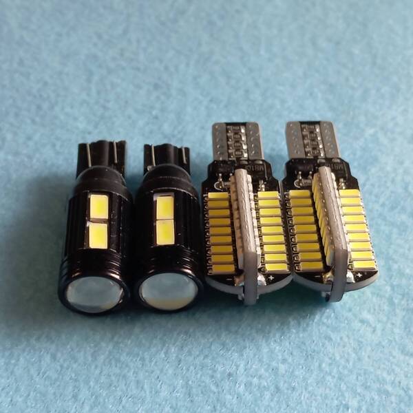 RC1 RC2 オデッセイ 爆光!バックランプ スモール ポジション球 T10 T16 LED 4点セット ホワイト /72/10