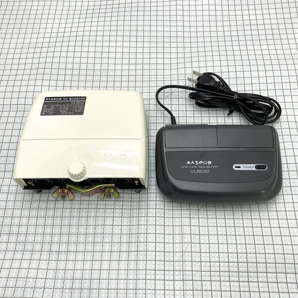 マスプロ VUアンテナブースター VUB32 増幅部・電源部セット/*室内使用品