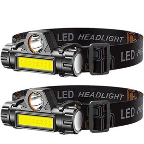 【4台セット】ヘッドランプ ヘッドライト LEDヘッドライト USB充電式タイプ 釣り 工事 車修理