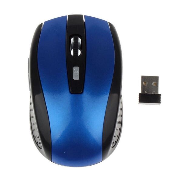 ブルー ワイヤレスマウス 2.4G 無線 光学式