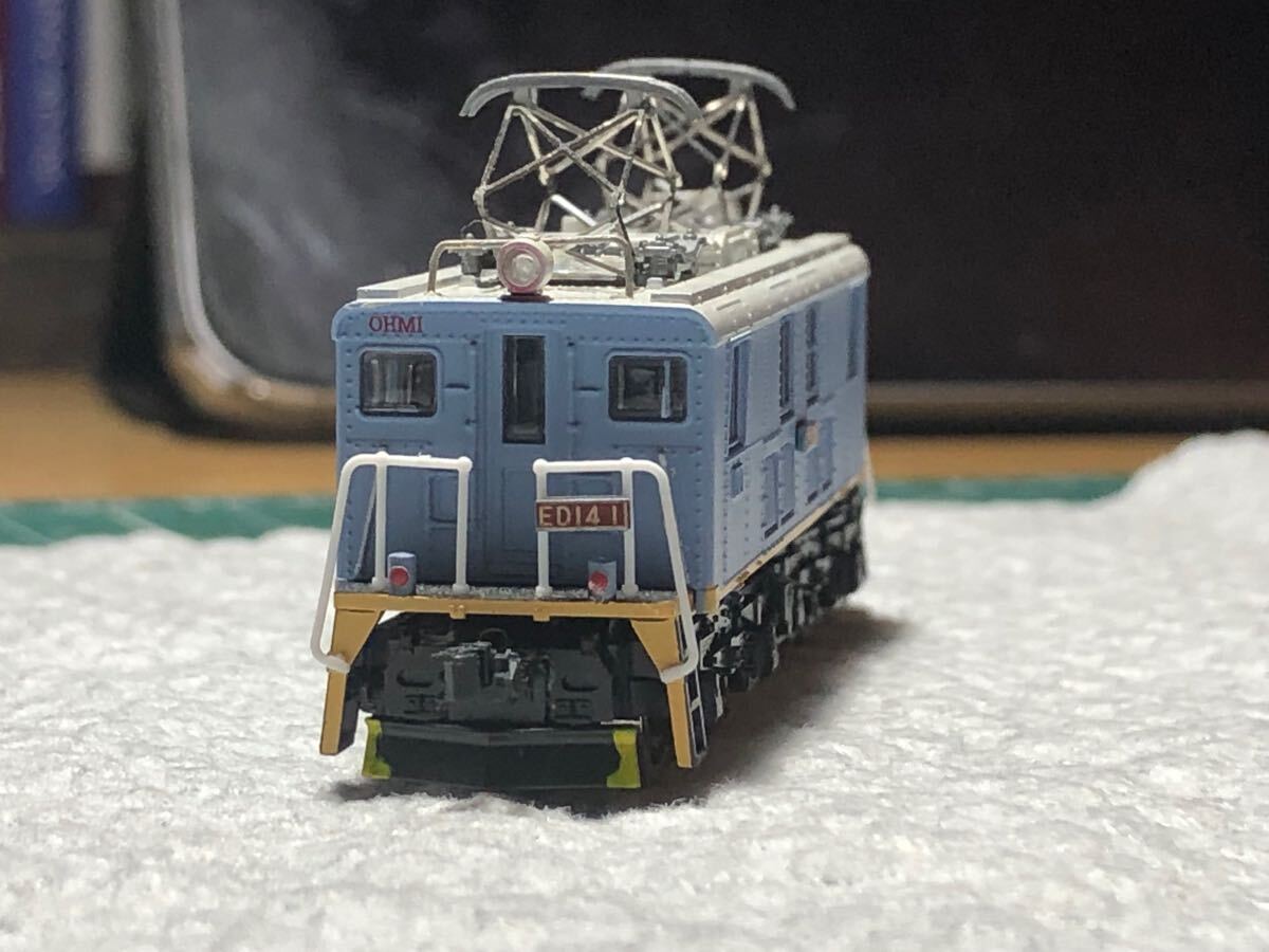 ED14 電気機関車 Nゲージ ワールド工芸 新品未使用 Yahoo!オークション -「近江鉄道 ed14」(Nゲージ) (鉄道模型)の