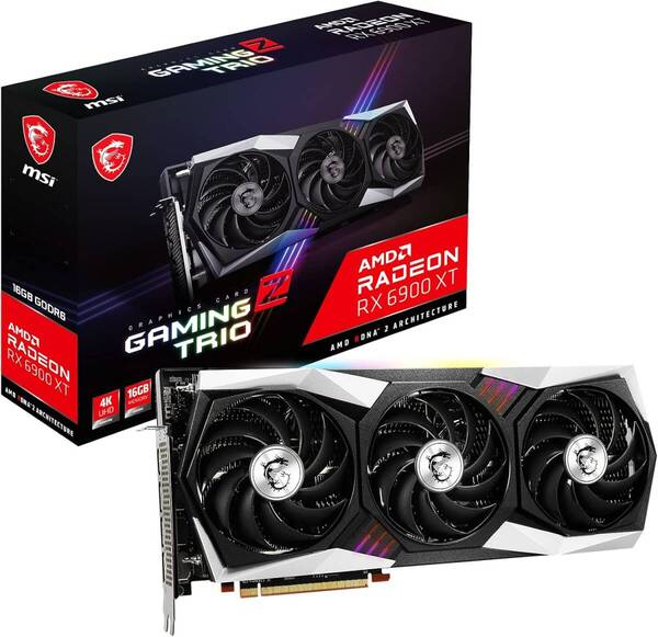 新品 MSI Radeon RX 6900 XT GAMING Z TRIO 16G ゲーミンググラフィックカード - 16GB GDDR6 PCI Express 4