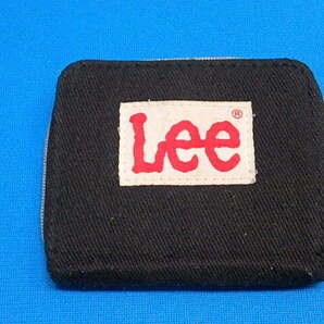 (nk11-25-0528) Lee 二つ折り財布 ファスナー 黒 中古
