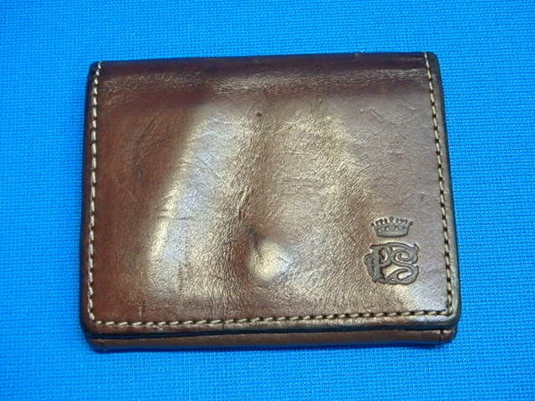 (nk12-25-0605-1) Paul Smith COLLECTION コインケース 茶系 財布 レザー 小銭入れ ポールスミスコレクション メンズ 男性用 中古