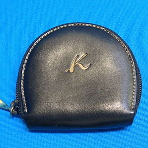 (nk12-25-0606-1) Kitamura 2 K2 キタムラ コインケース 黒 財布 小銭入れ ファスナー レディース 女性用 中古