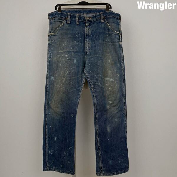 Wrangler 60s 斜めベル 11MWZ w38 ビンテージ デニム パンツ BLUE BELL ラングラー vintage 古着 50s 70s