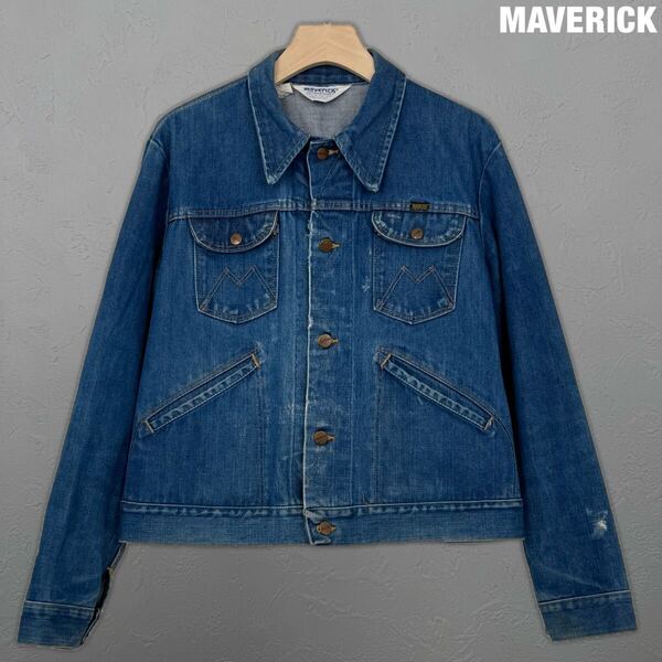 MAVERICK 70s 80s 44 USA製 3J26MJ デニムジャケット マーベリック ビンテージ vintage 古着 トラッカー