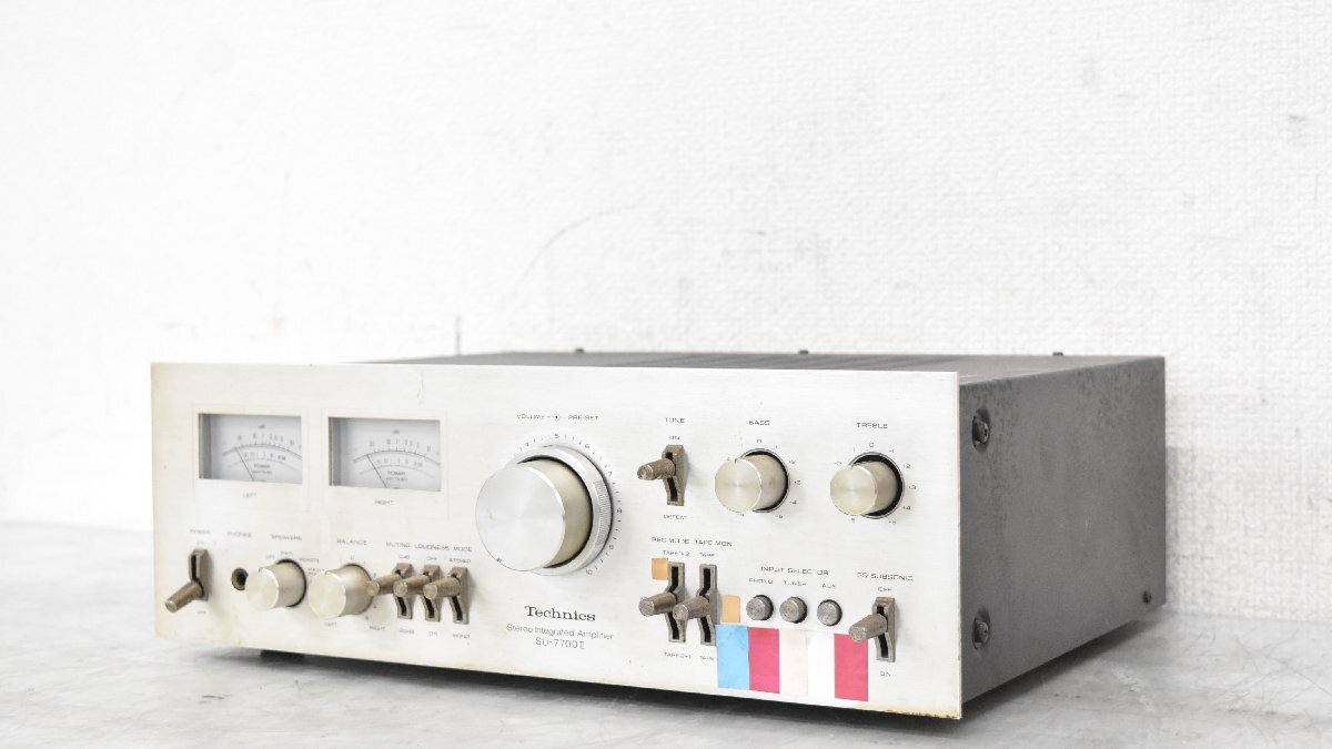 テクニクス Technics プリメインアンプ SU-7700Ⅱ【美品動作良好】 Yahoo!オークション -「technics su-7700ii」の落札相場・落札価格
