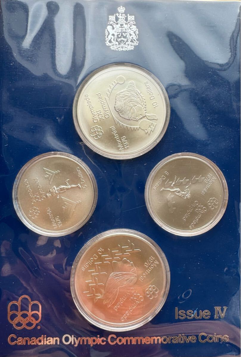 カナダ記念硬貨セット モントリオールオリンピック 10ドルx2 5
