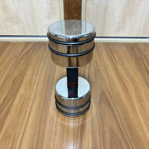 ★【送料無料】Northdeer ダンベル 可変式 15kg クロームメッキ【中古品】★