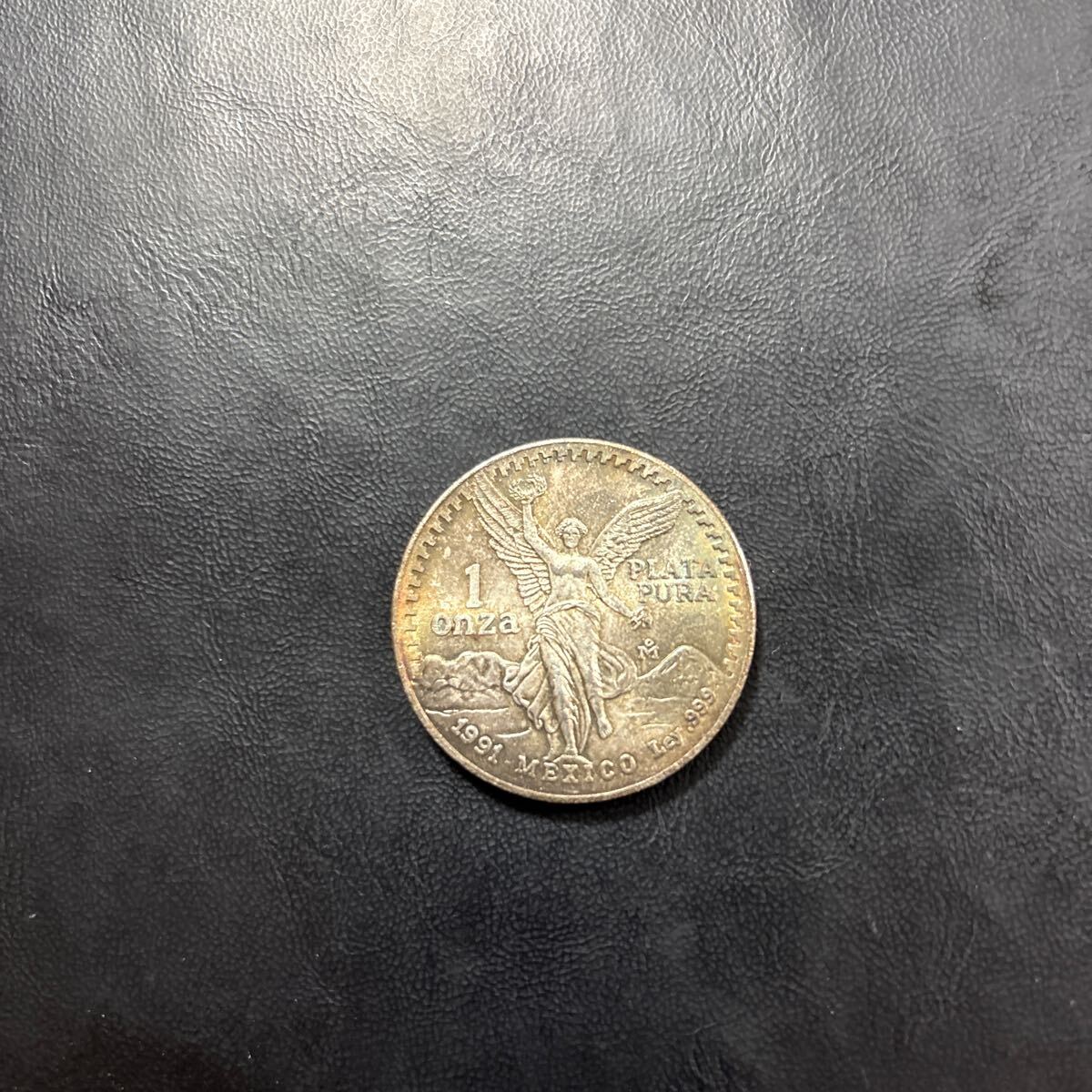 1985年発行のメキシコ の1オンザ銀貨です。 | ミスターコインズ