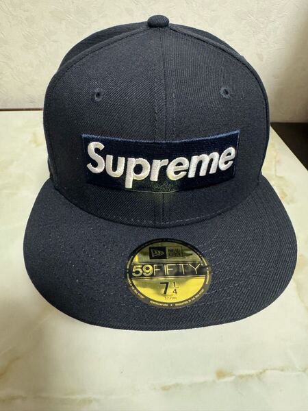 Supreme MLB Teams Box Logo New Era Navy ニューエラ キャップ シュプリーム