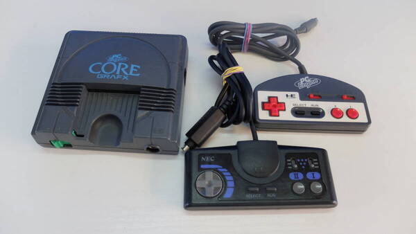 NEC PCエンジン本体セット Core GRAFX PI-TG3 コントローラーNEC/HORI HJ-I3