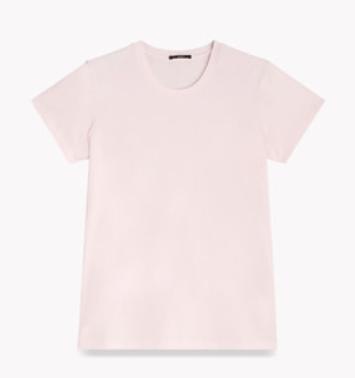 Theory セオリー Apex Tee Pure Tiny Tee 2 J レディース 半袖 Tシャツ 薄ピンク 無地 シンプル 新品未使用タグ付き