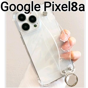 GooglePixel8a ケース クリア ベルト付き Google Pixel8a