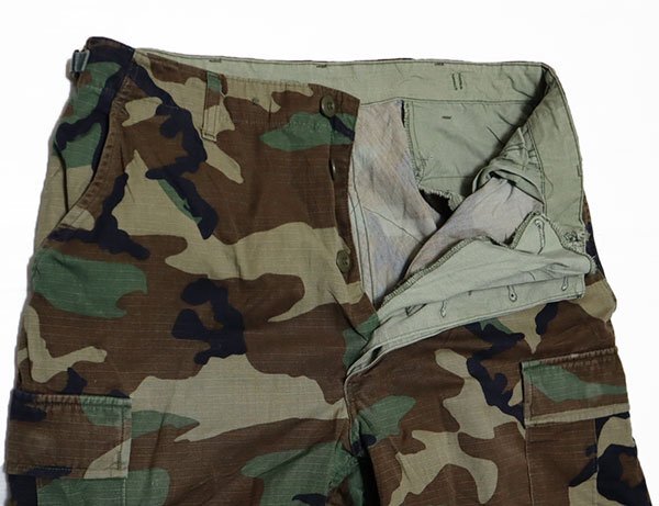 米軍本物LC-2リーフ迷彩パンツM/Rサイズ1980年官給品 80s 81年製 米軍実物 US ARMY LC-1 リーフ カモ ホットウェザー