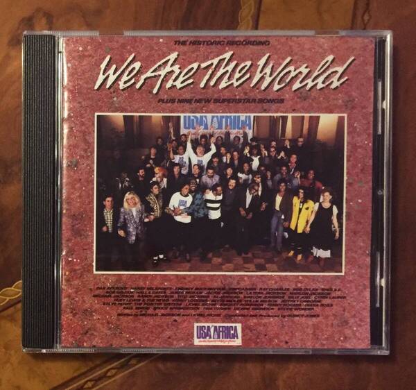 美品廃盤USA製CD-1985年「USA For Africa We Are The World」PolyGram 824 822-2・送料無料