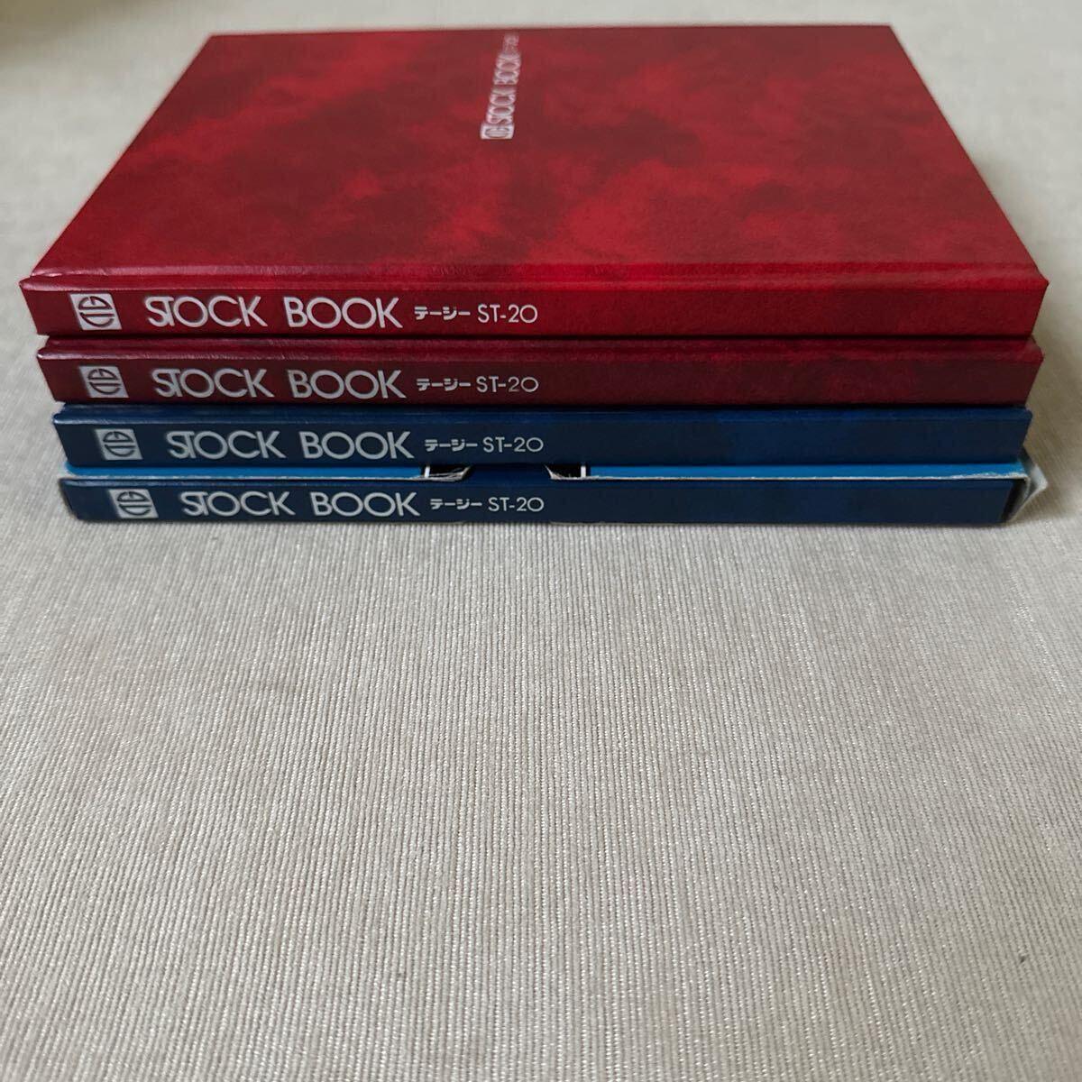 外国切手色々 ストックブック4冊付き