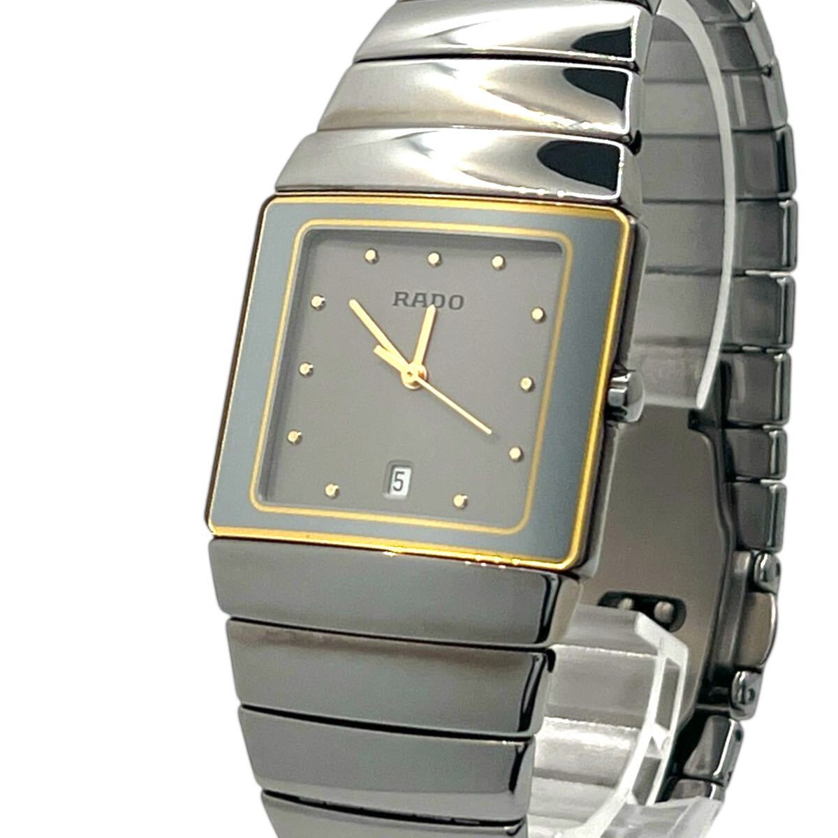 RADO DIASTAR スクエア型 時計 メンズ 腕時計 中古 不動 - メルカリ