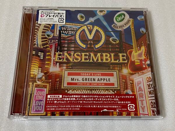 Mrs.GREEN APPLE CD+DVD ENSEMBLE 初回限定盤