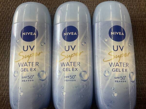 ニベア UV ウォーター ジェル EX 日やけ止め ほぼ 未使用 3本 セット ☆ 早い者勝ち 即決 送料無料 ☆