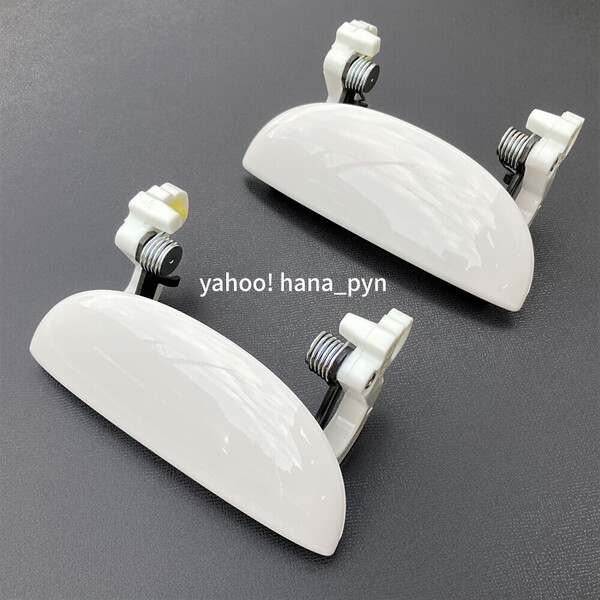 ★送料無料★ ダイハツ純正 新品 エッセ L235S L245S ホワイト 白 W09 ドアノブ アウターハンドル 右 左 右側 左側 フロント 左右 2個set