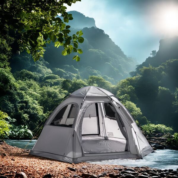 ☆新品未使用★3-5人用ワンタッチテント 軽量UVカット 耐水性 新登場! ユー
