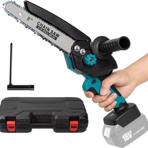 日常使い 18V充電式チェーンソー コードレス ブラシレスモーター搭載 ガーデン