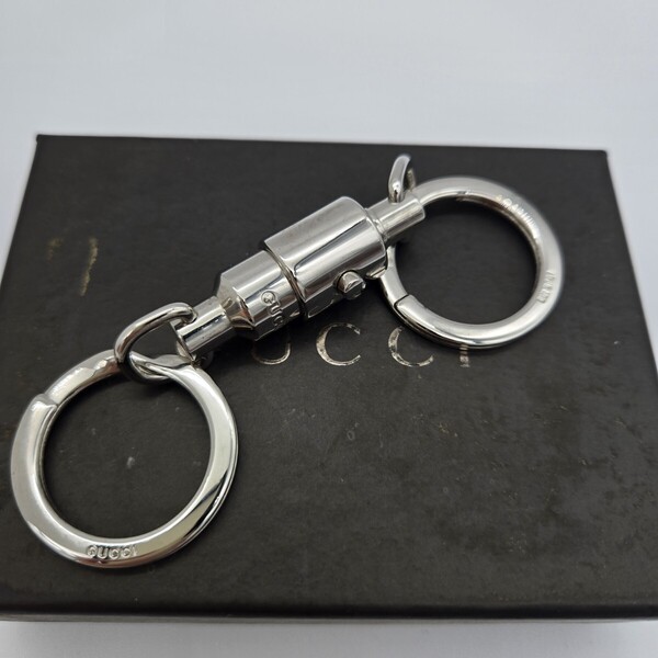 箱付き GUCCI グッチ キーホルダー キーリング ジャッキー