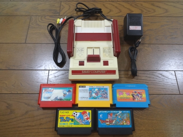 ニンテンドーファミコン(AV化)&カセット14本