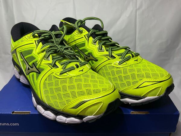 MIZUNO ウェーブスカイ J1GC170244 イエロー 2E 27cm 新品