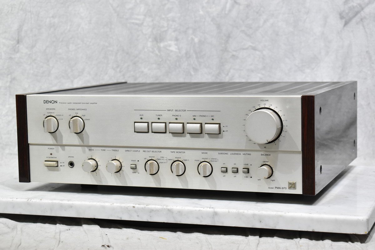 DENON デノン デンノン プリメインアンプ PMA-970 通電OK DENON PMA-970の仕様 デノン/デンオン