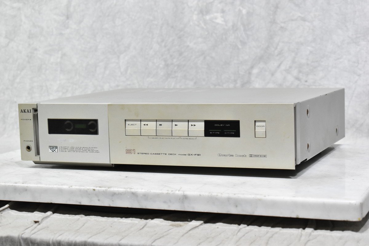 AKAI アカイGX-F91 カセットデッキ 中古 現状品 Yahoo!オークション -「akai gx f91」(一般) (カセットデッキ)の