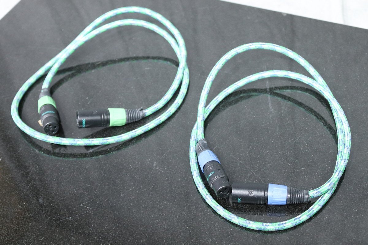 ACROTEC 6N-A2410 XLRケーブル 1m ペア ACROTEC 6N-A2410 XLRケーブル 1m ペア