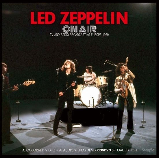 レッド・ツェッペリン 1969年初期 TVスタジオ&ラジオ放送の音源と映像 on air 新品輸入プレス盤CD andDVD