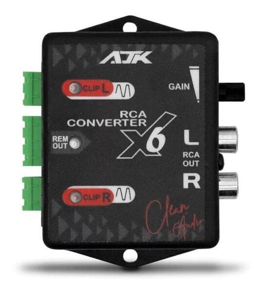 AJK X6 RCAリモートコンバーター クリーンオーディオ